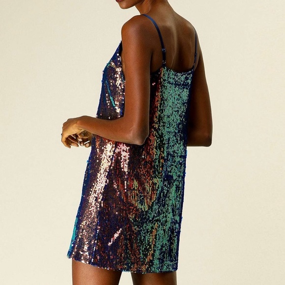 Allegra K | Sequin Mini Club Dress - Picture 3 of 9